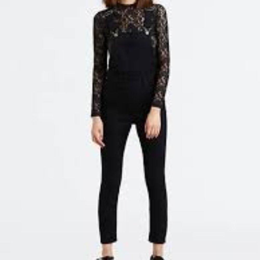 Levi's Skinny Overalls /Black